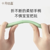 十月结晶 Детская силиконовая ложка для новорожденных