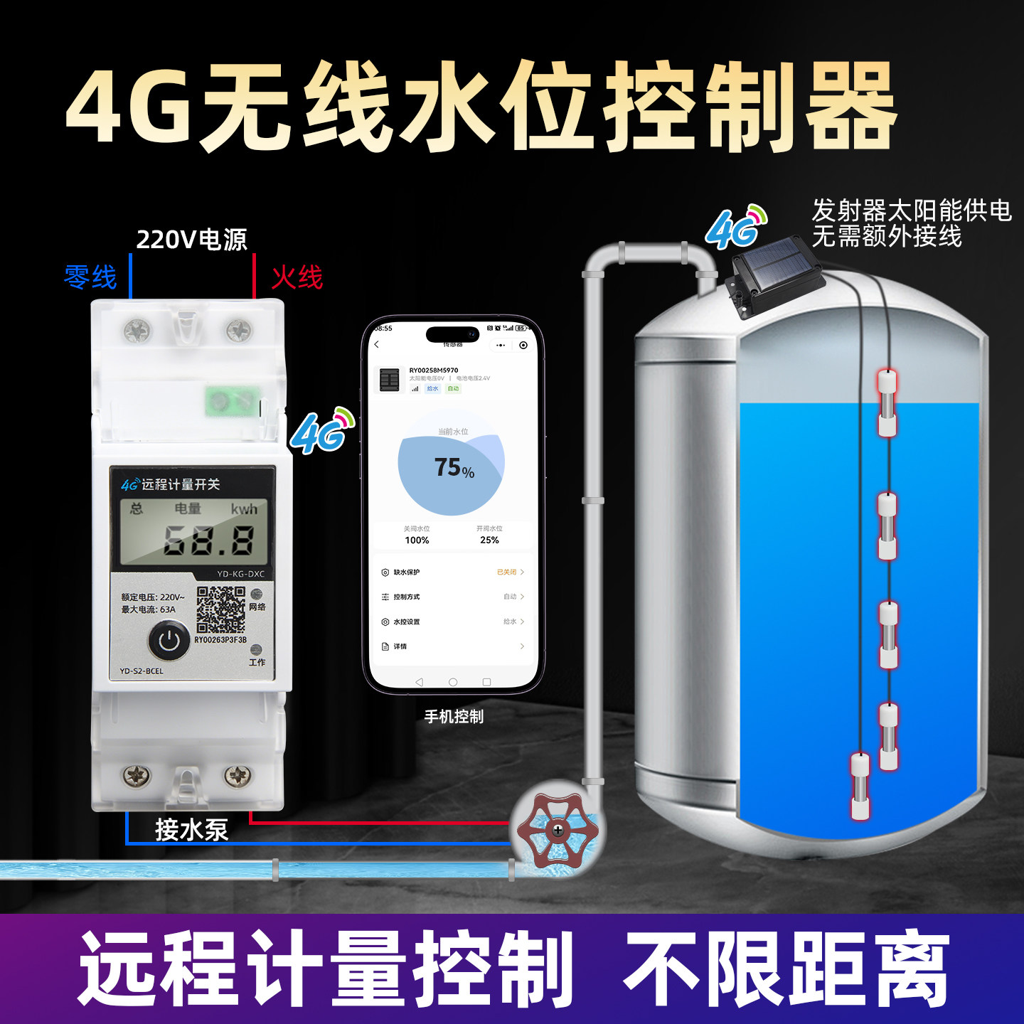 4G智控,不限距离,可开发票。