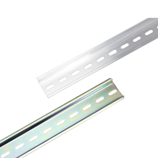 C45空开导轨卡槽接线端子铝铁轨道配电箱DIN电气安装卡轨35MM条