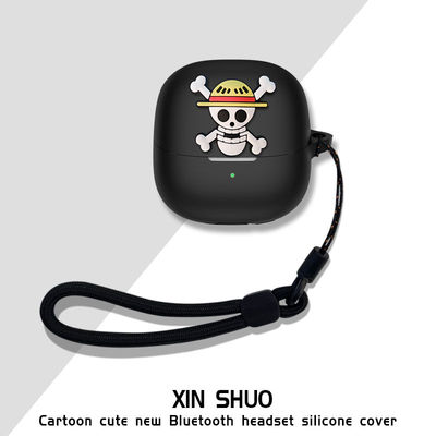 适用泥炭SoundPEATS Air5 Lite蓝牙耳机硅胶保护套一体防摔泥炭Air5 Lite耳机充电仓盒保护套硅胶卡通动漫款