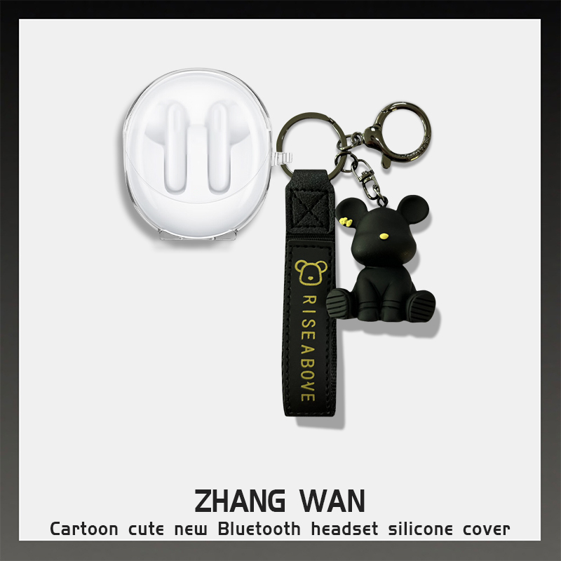 适用OPPO Enco Air3耳机保护套EncoAir3真无线蓝透明壳保护套oppo enco air3无线蓝牙耳机保护壳卡通可爱