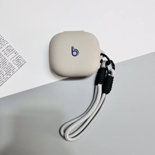 适用魔音Powerbeats Pro 2耳机保护套硅胶软壳一体简约壳魔音Powerbeats Pro 2耳机保护套创意露标潮酷