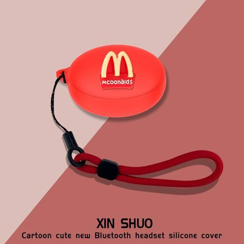 适用QCY Melobuds N30耳机保护壳卡通动漫软壳QCY Melobuds N30耳机充电盒硅胶软套一体连体式硅胶创意挂绳