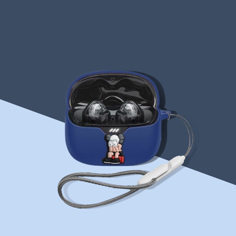 适用新款JBL TUNE BEAM琉璃荚耳机套jbl tune beam琉璃荚无线蓝牙保护套jbl充电仓硅胶软壳JBL 琉璃荚耳机套