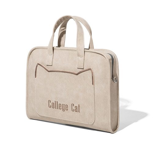 大容量防震电脑包手提简约防水女