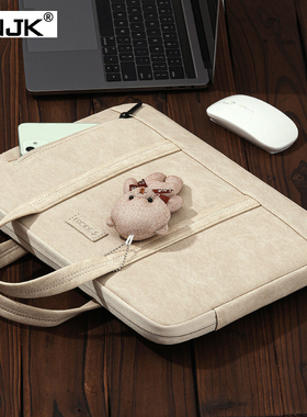 手提电脑包适用联想小新air13华为matebook14苹果macbook华硕戴尔pro15.6平板13.3女mac男16英寸ipad保护套12