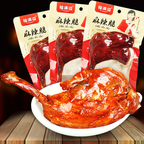 鸡腿即食卤味熟食鸭腿整箱批发