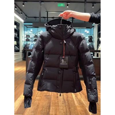 短款羽绒服女修身滑雪服厚外套