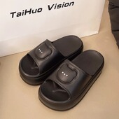 5.0cm小熊凉拖鞋 厚底防滑可爱少女心小个子增高外穿拖鞋 女款 夏季