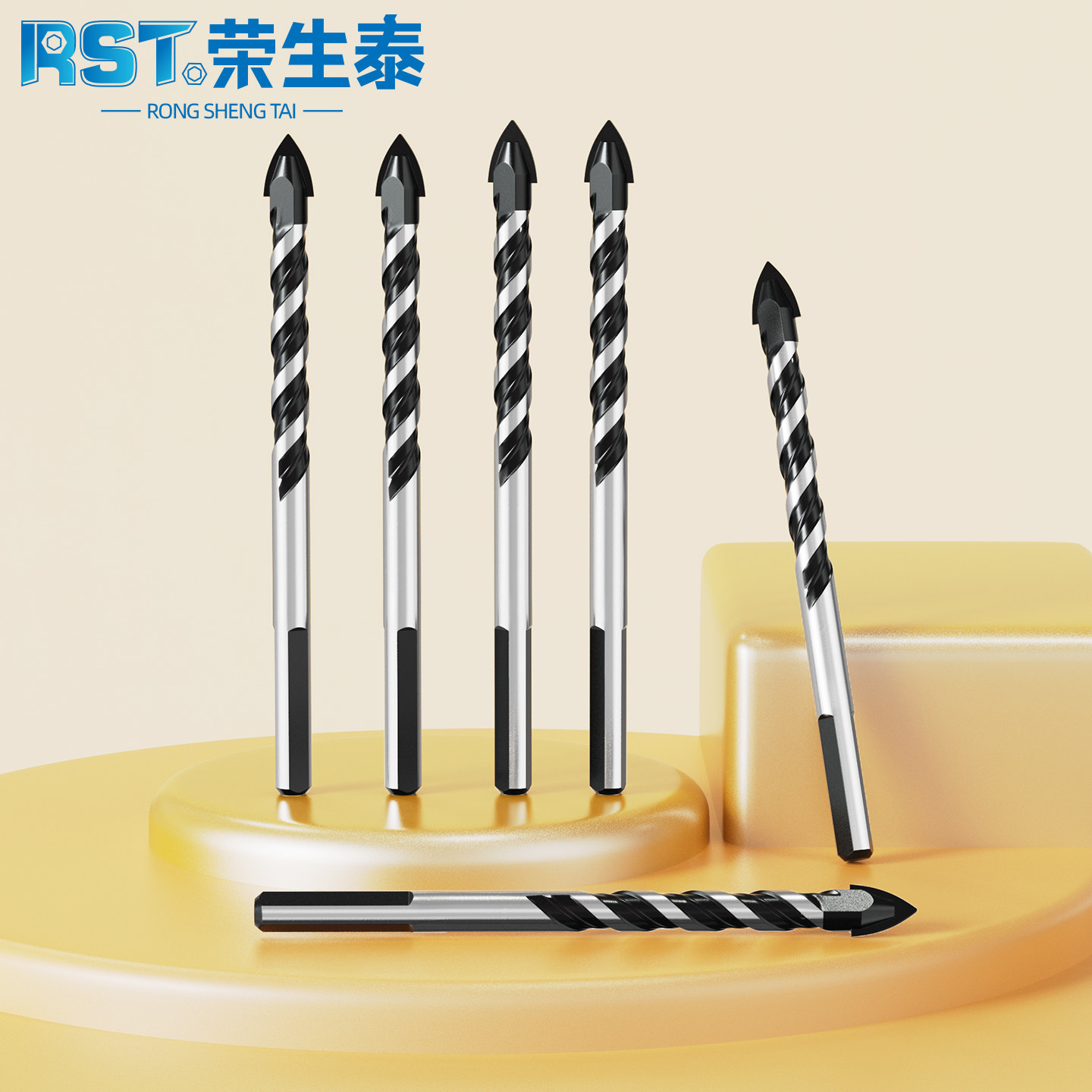 荣生泰三角一字钻头(黑)-中包装5