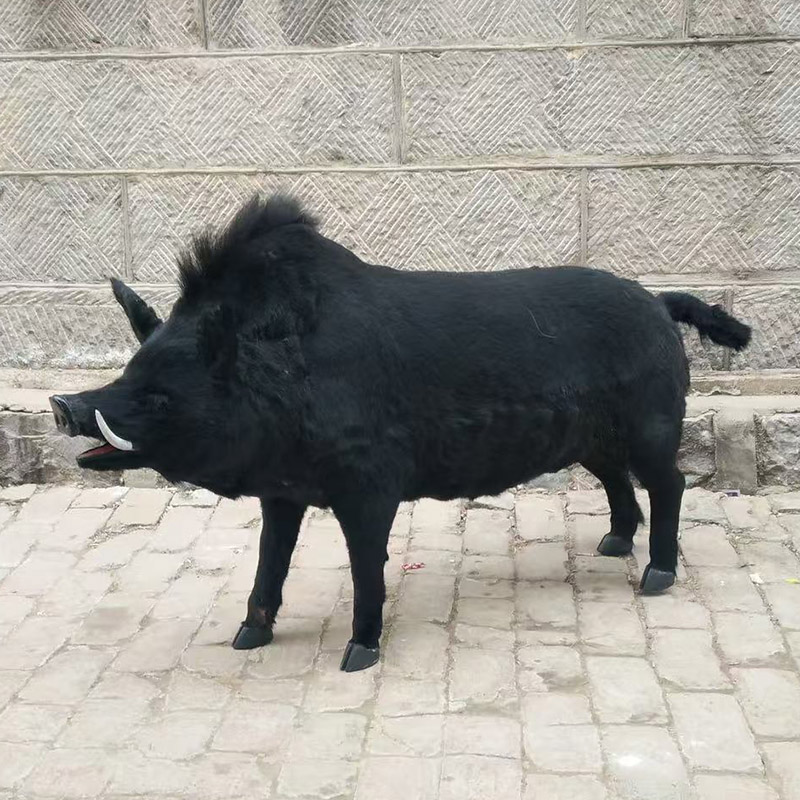 仿真野猪大型工艺品标本