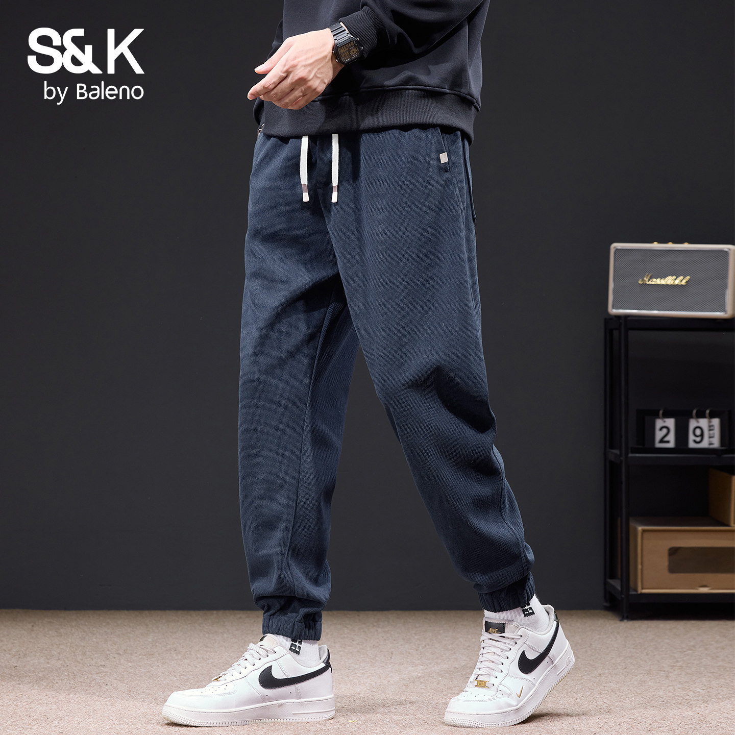 班尼路SK休闲裤男士2025新款秋季