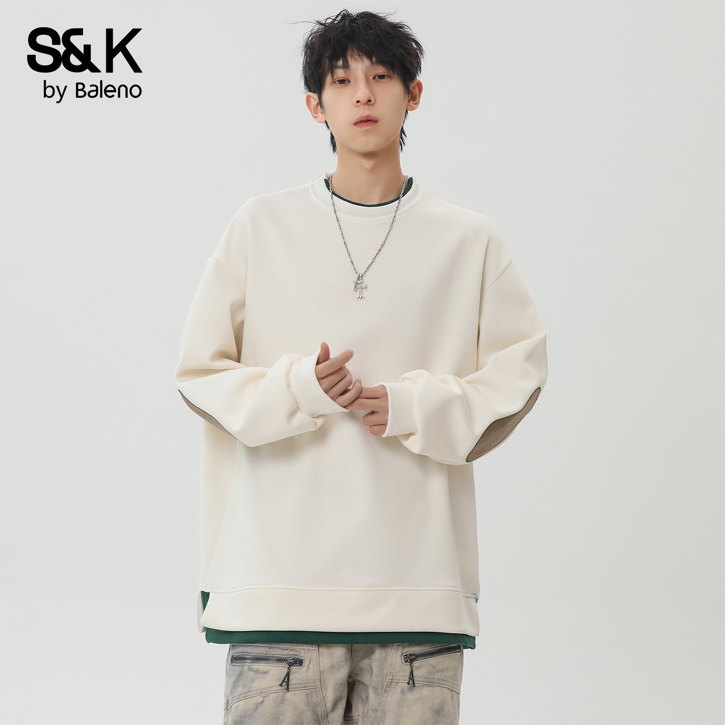 班尼路SK长袖卫衣男冬季新款百搭