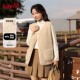 班尼路羊羔绒背心马甲女秋冬2026新款 两面穿无袖 外套巴恩风上衣M
