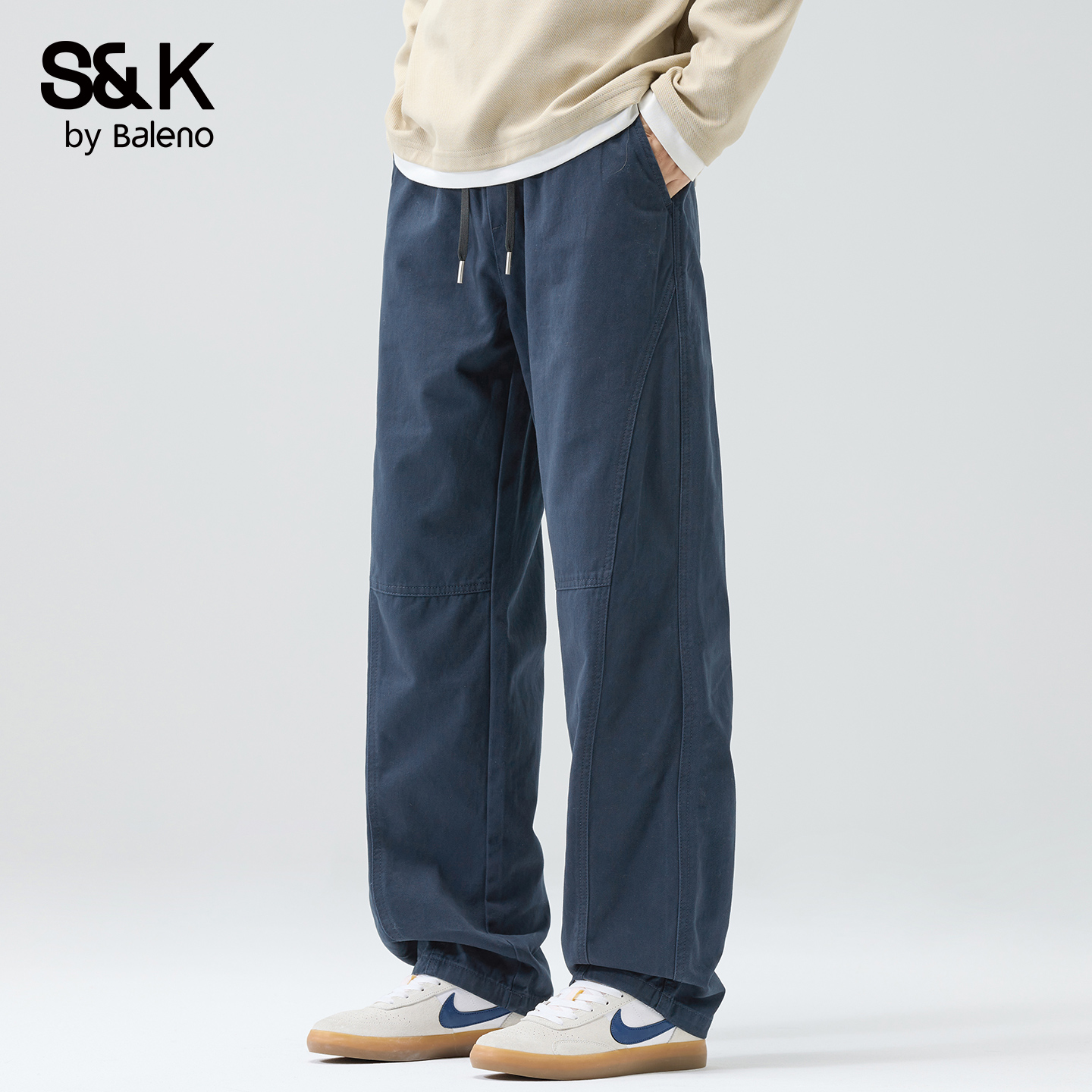 班尼路SK复古纯棉工装裤士男秋季