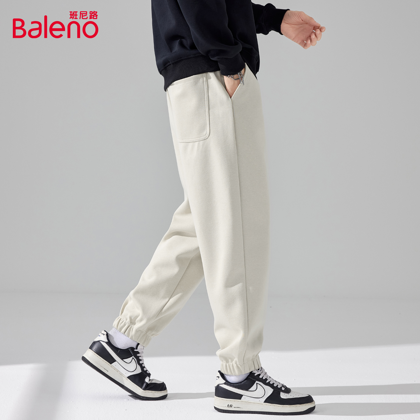 班尼路重磅休闲裤男秋季新款裤子