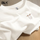 班尼路S&K系列白色可爱印花款 T恤H 纯棉宽松短袖 打底衫 女2026夏季