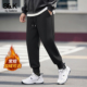 高级男长裤 班尼路S&K黑色男士 加绒重磅运动裤 男美式 裤 子2025新款