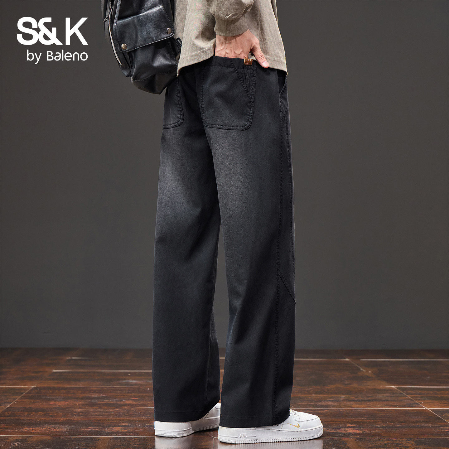 班尼路SK休闲裤男士秋冬新款直筒