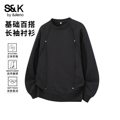 班尼路SK秋季圆领男士卫衣