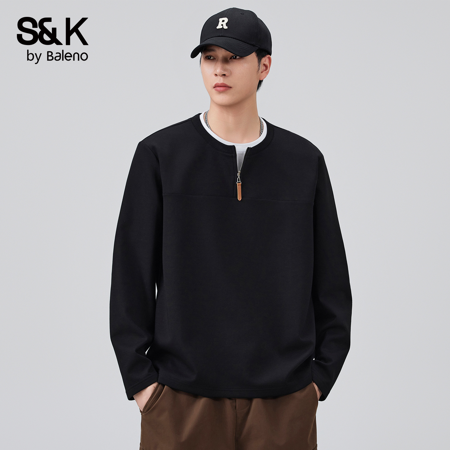 班尼路秋季新款青年休闲百搭卫衣