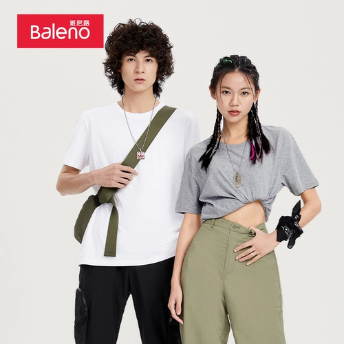 Хлопковая тонкая приятная телу футболка с коротким рукавом для влюбленных, короткий рукав