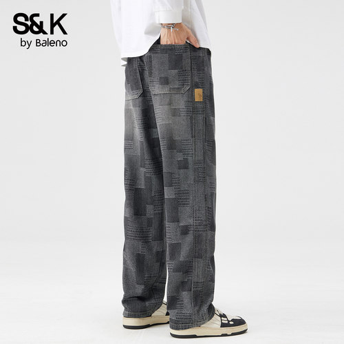 班尼路SK2026新款春夏男士牛仔裤