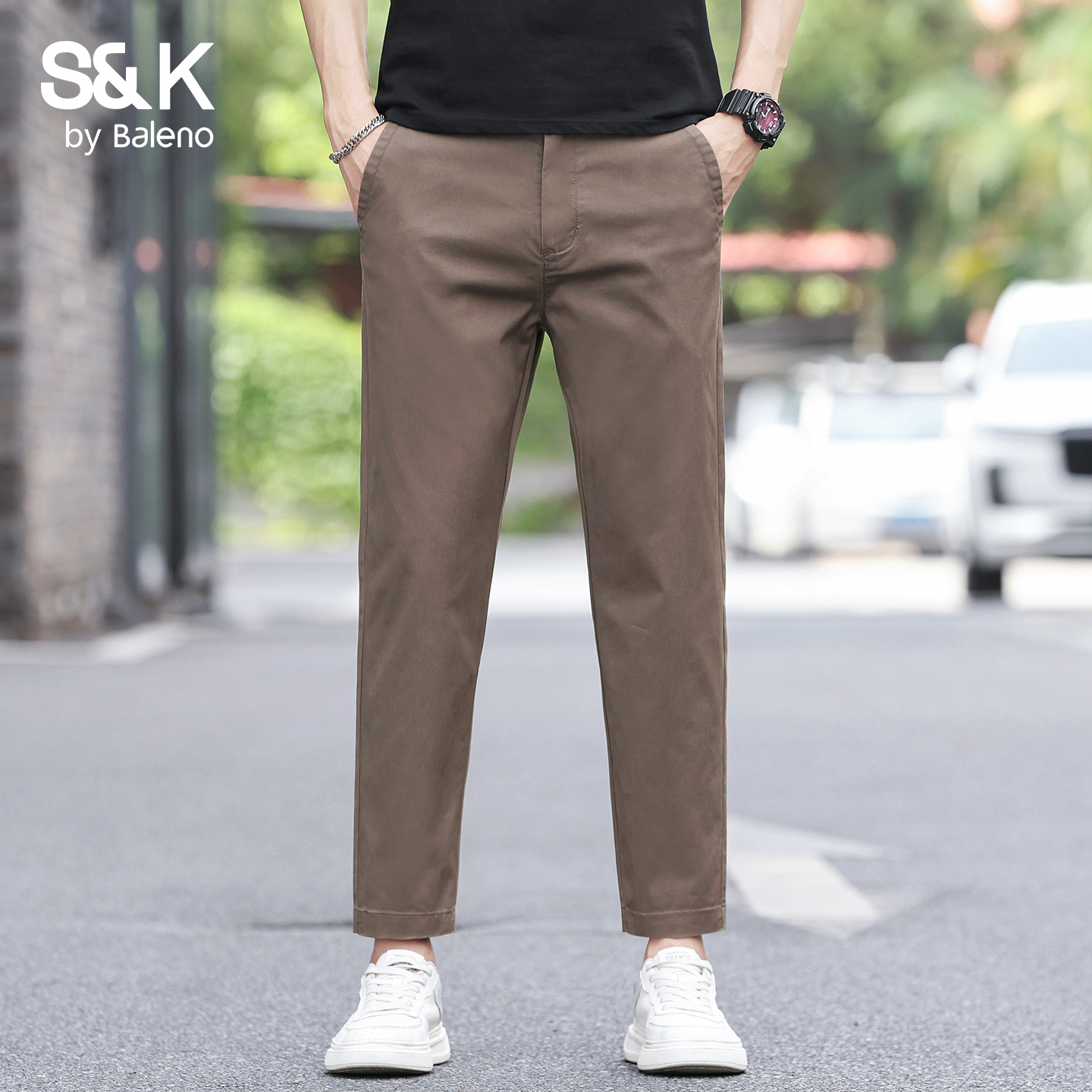 班尼路SK休闲裤男新款夏季薄款裤