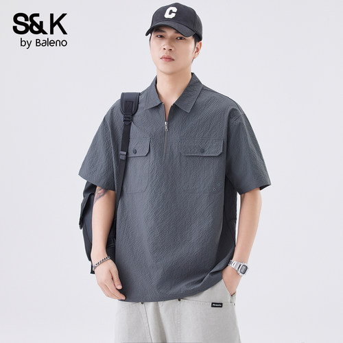 班尼路SK春夏新款男士POLO衫卫衣