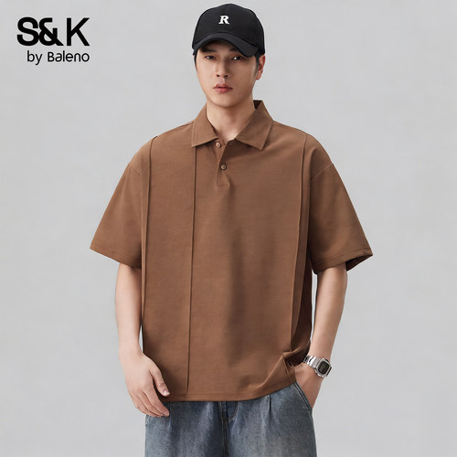 班尼路SK短袖翻领POLO衫男士夏季