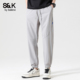 班尼路SK2026新款 男透气宽松运动裤 冰丝速干裤 九分束脚休闲长裤