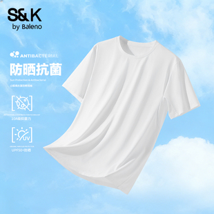 透气防晒半袖 夏季 男速干运动上衣LF t恤男士 班尼路S&K系列轻薄短袖