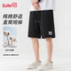 男款 2026春夏新款 宽松休闲五分裤 班尼路纯棉直筒短裤 运动裤 子男A