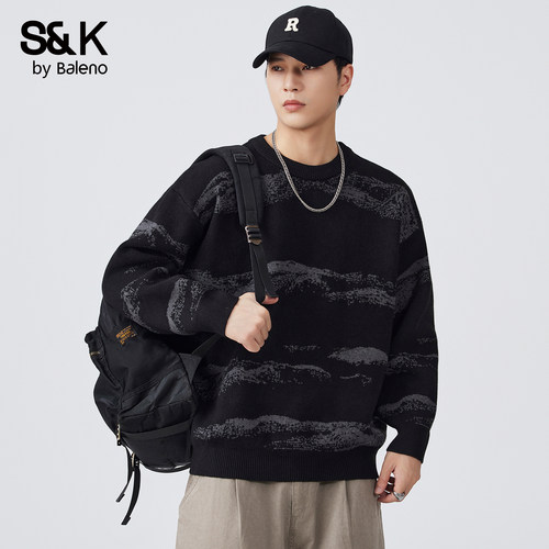 班尼路SK2026新款春季男士针织衫