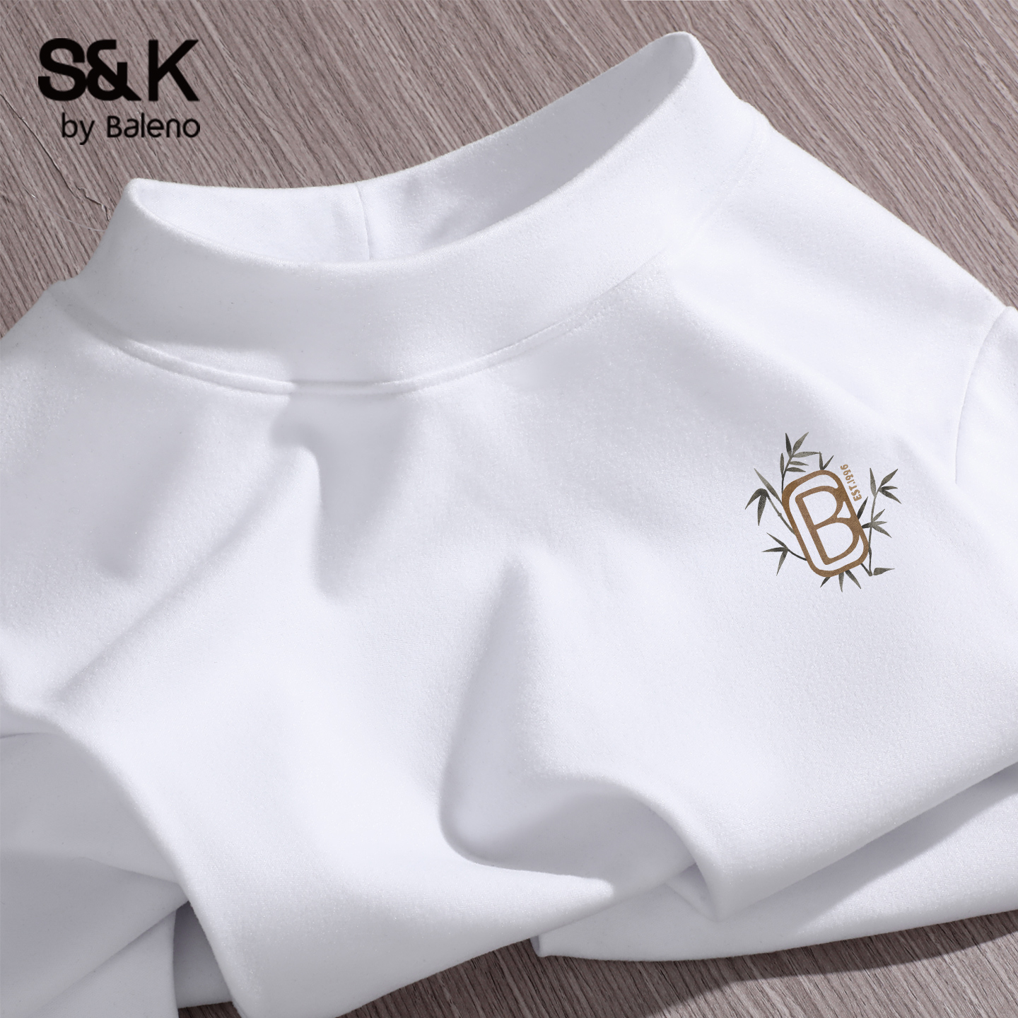 班尼路S&K半高领打底衫男冬季