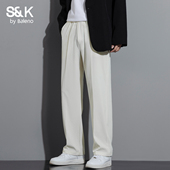 宽松抗皱显瘦长裤 班尼路SK西裤 子男YS 男士 春季 简约时尚 直筒休闲裤