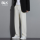 宽松抗皱显瘦长裤 班尼路SK西裤 子男YS 男士 春季 简约时尚 直筒休闲裤