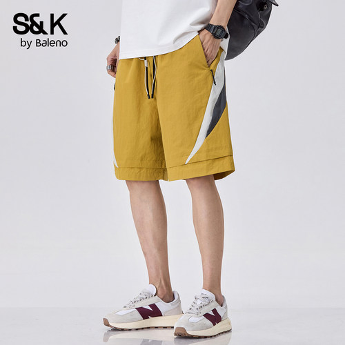 班尼路SK系列夏季2026新款男短裤