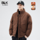 班尼路SK立领棉衣冬季 新款 潮牌宽松休闲棉袄加厚保暖棉服外套男YS