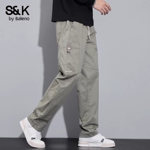 男装 长裤 男士 班尼路SK夏季 裤 男宽松直筒2026新款 工装 子男YS 休闲裤