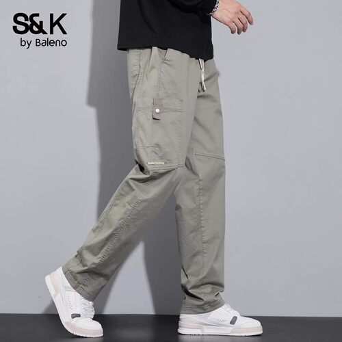 班尼路SK夏季休闲裤男宽松直筒