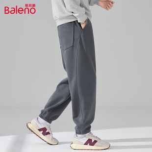 宽松束脚卫裤 针织潮流百搭运动休闲裤 男士 时尚 新款 班尼路春秋季