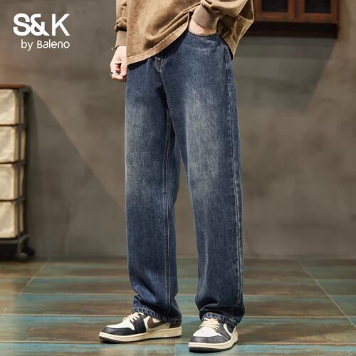 班尼路SK2026新款春夏男士牛仔裤