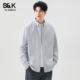 开衫 班尼路SK纯棉衬衫 百搭青年外套男YS 新款 宽松休闲长袖 男士 秋季