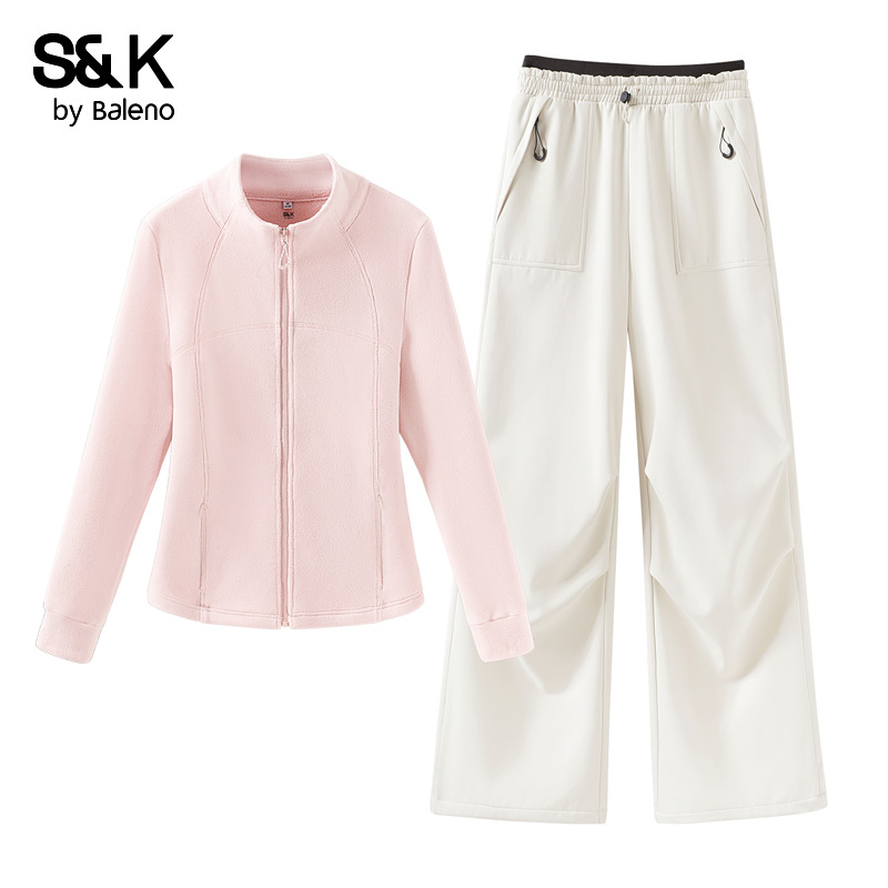 班尼路S&K巨好看加绒运动套装女