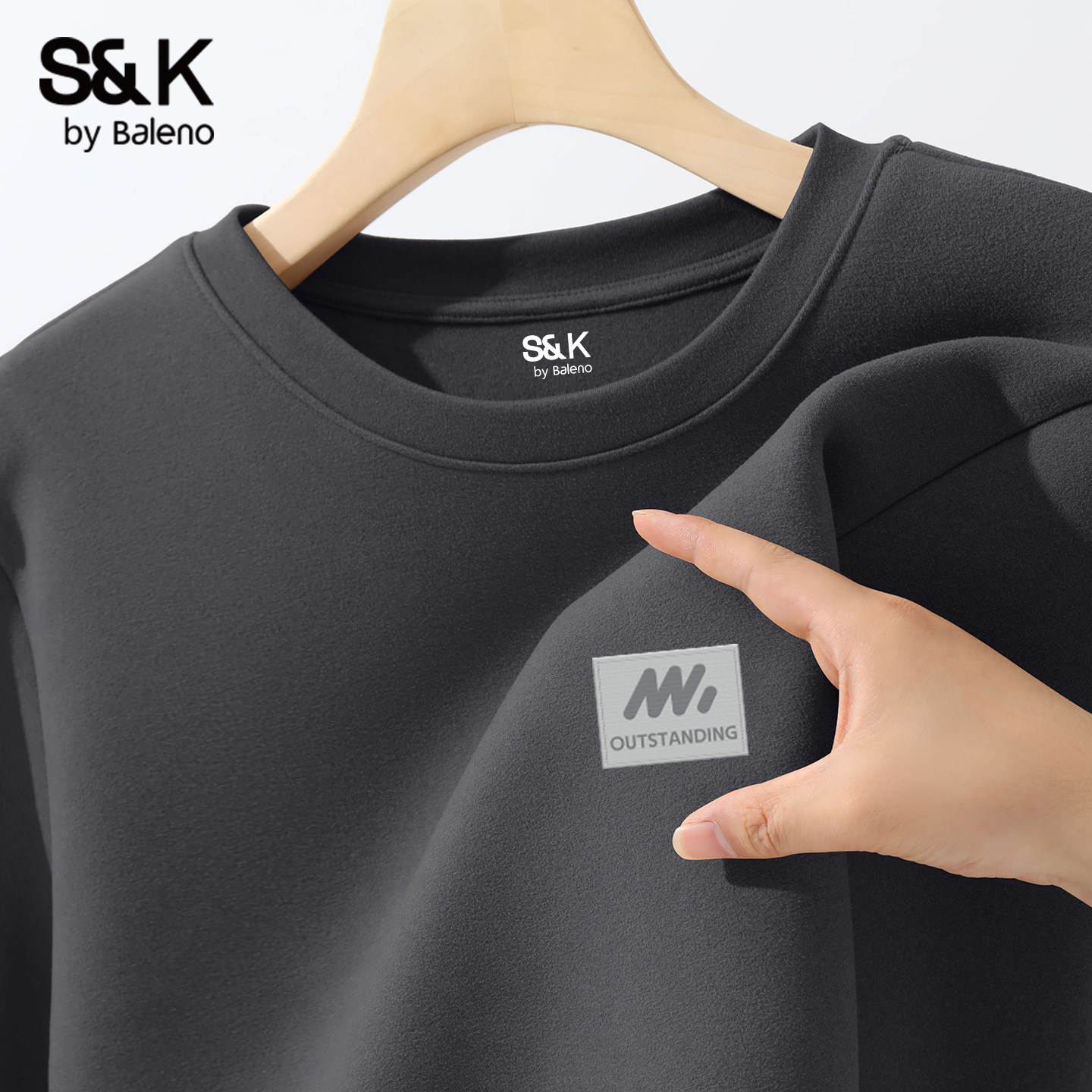 班尼路S&K系列男士打底衫冬季