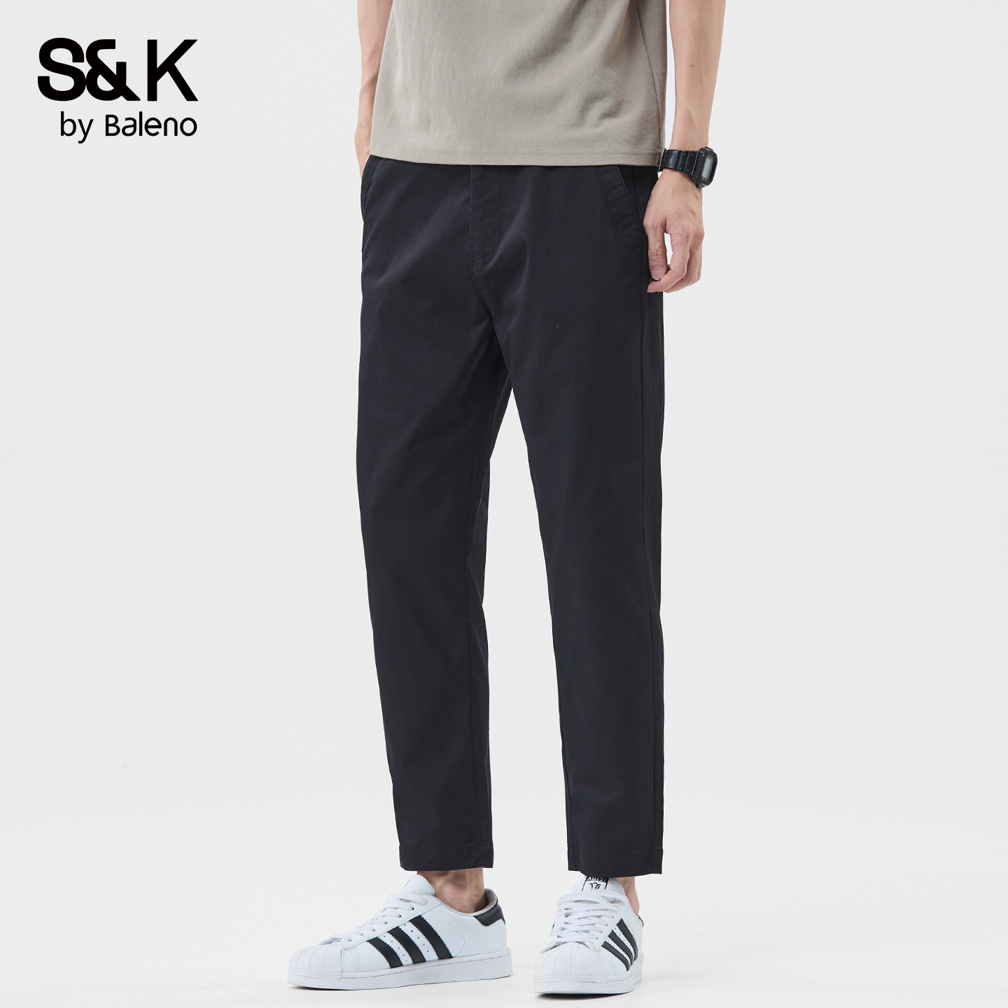 班尼路SK休闲裤男新款夏季九分裤