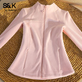 班尼路S&K系列紫色修身 摇粒绒外套女2026秋冬新款 冲锋衣内胆上衣H