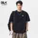 衫 班尼路SK短袖 潮流上衣YS 2026新款 潮牌宽松圆领半袖 T恤春季 男士
