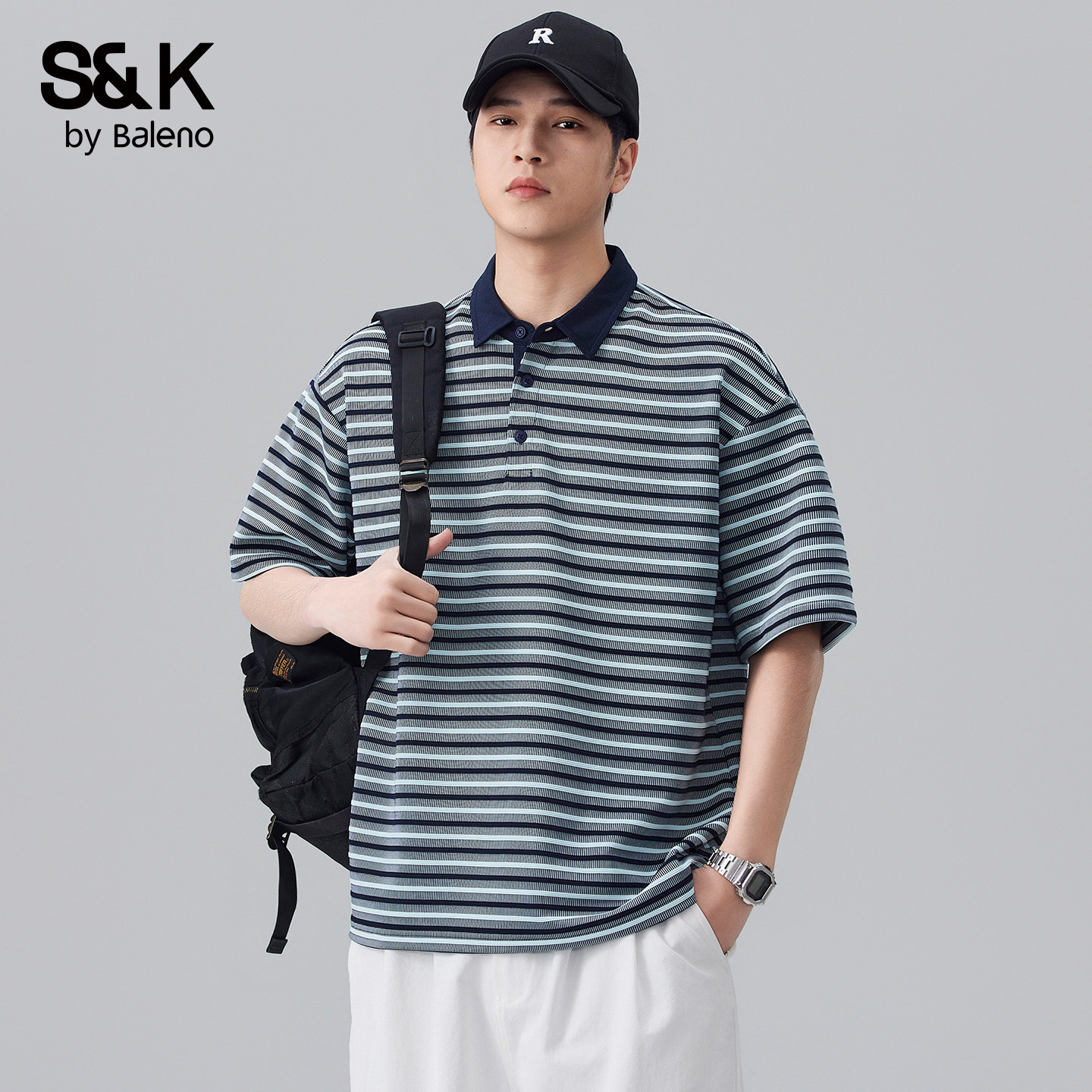 班尼路SK系列夏季男士短袖POLO衫图片